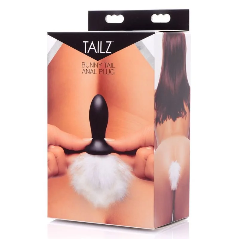 Tailz White Bunny Tail Anal Plug