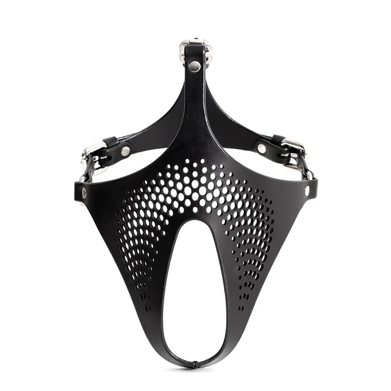 Daytona Ex Machina Genuine Leather Mask - Black