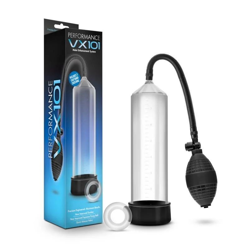 Blush Performance VX101 Male Enhancement Pump - Clear