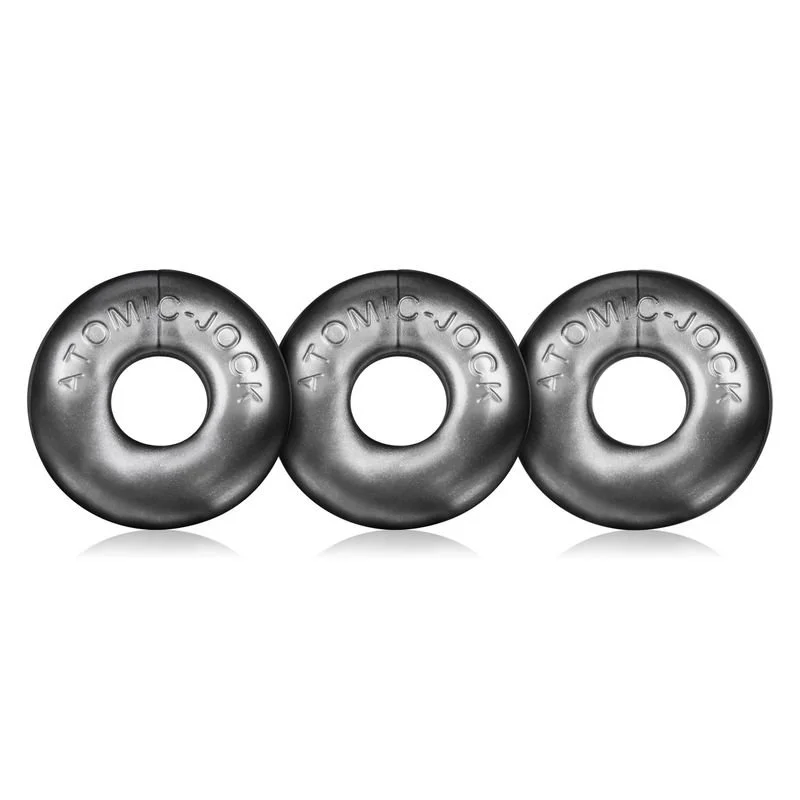 OxBalls Ringer Cockring 3 Pack - Steel