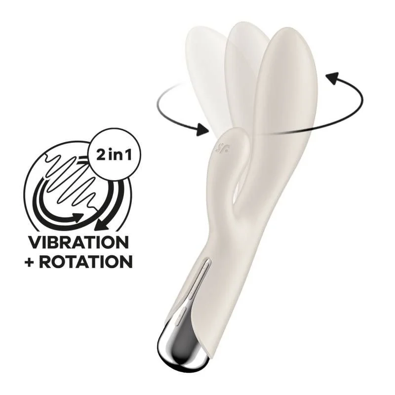 Satisfyer Spinning Rabbit 1 Vibrator - Beige