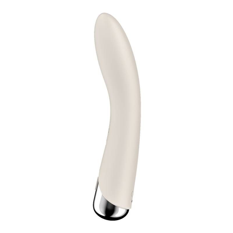 Satisfyer Spinning Vibe 1 Rotating Vibrator 6.9" - Beige