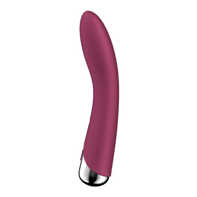 Satisfyer Spinning Vibe 1 Rotating Vibrator 6.9" - Red