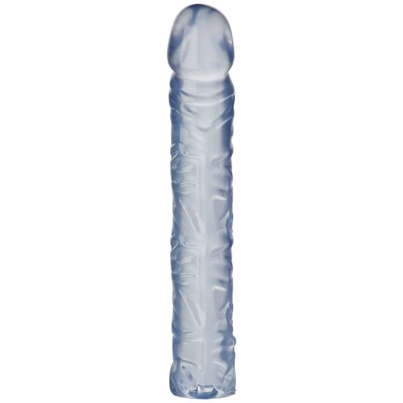 Crystal Jellies Classic Dildo 10" - Clear