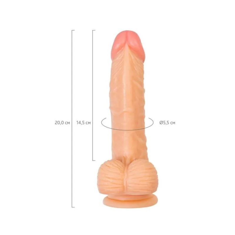 RealStick Nude Dildo Cree - 8"