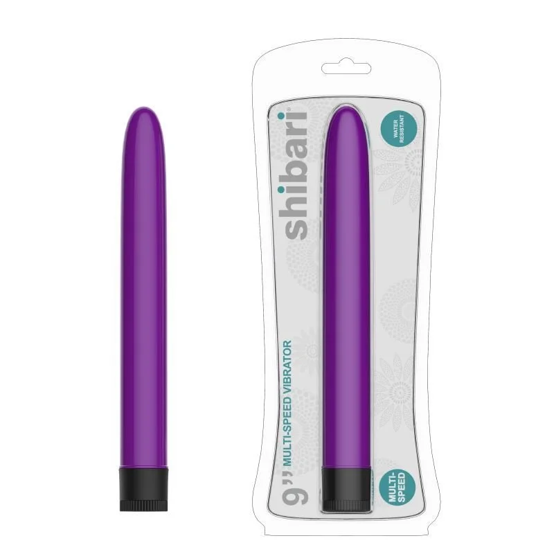 Shibari Multi-Speed Vibrator 9" - Purple
