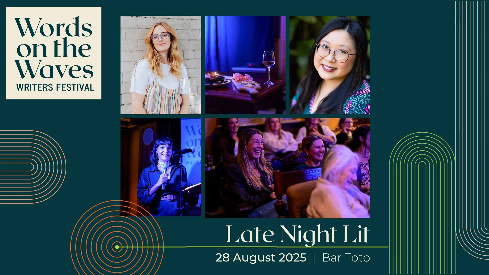 Late Night Lit at Bar Toto in Ettalong