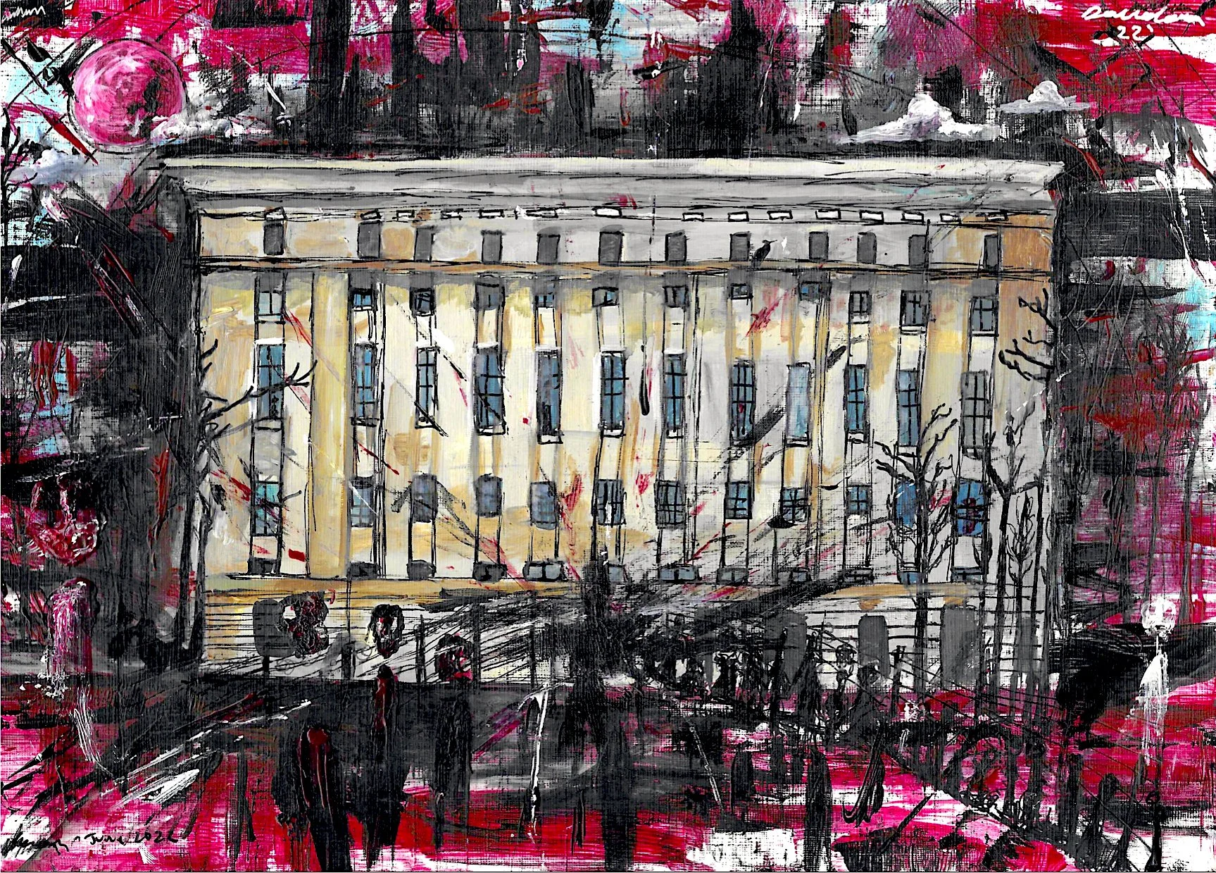 "Berghain" Painting