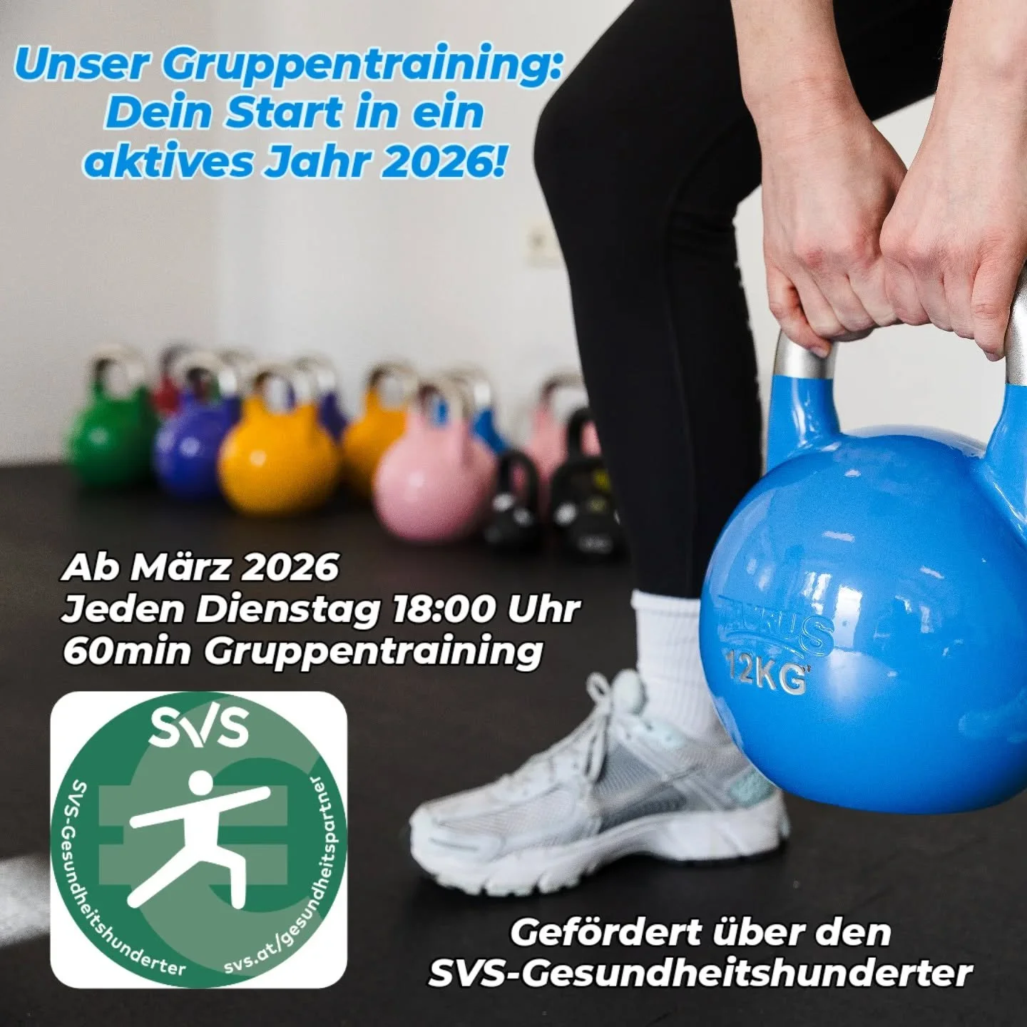 St&auml;rker, fitter &amp; belastbarer:
Dein Start im M&auml;rz! 💪🏼

Ab M&auml;rz starten wir unser Ganzk&ouml;rpertraining in der Kleingruppe. Wir machen dich fit f&uuml;r den Alltag!

🗓️ Start 03.03.26, immer Dienstags, 18:00 Uhr
🔢 10 Wochen Tr