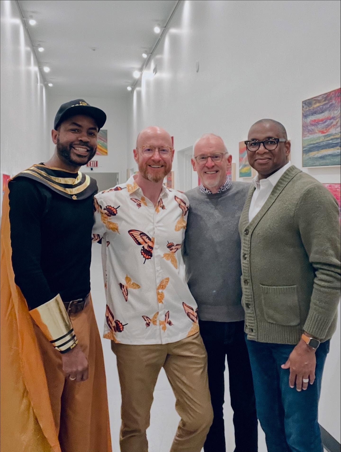 Beautiful night. Beautiful people. Beautiful smiles. A fever dream of love, support, friendship, and community on Friday, Oct 31 ❤️🥺🌈 🦋.