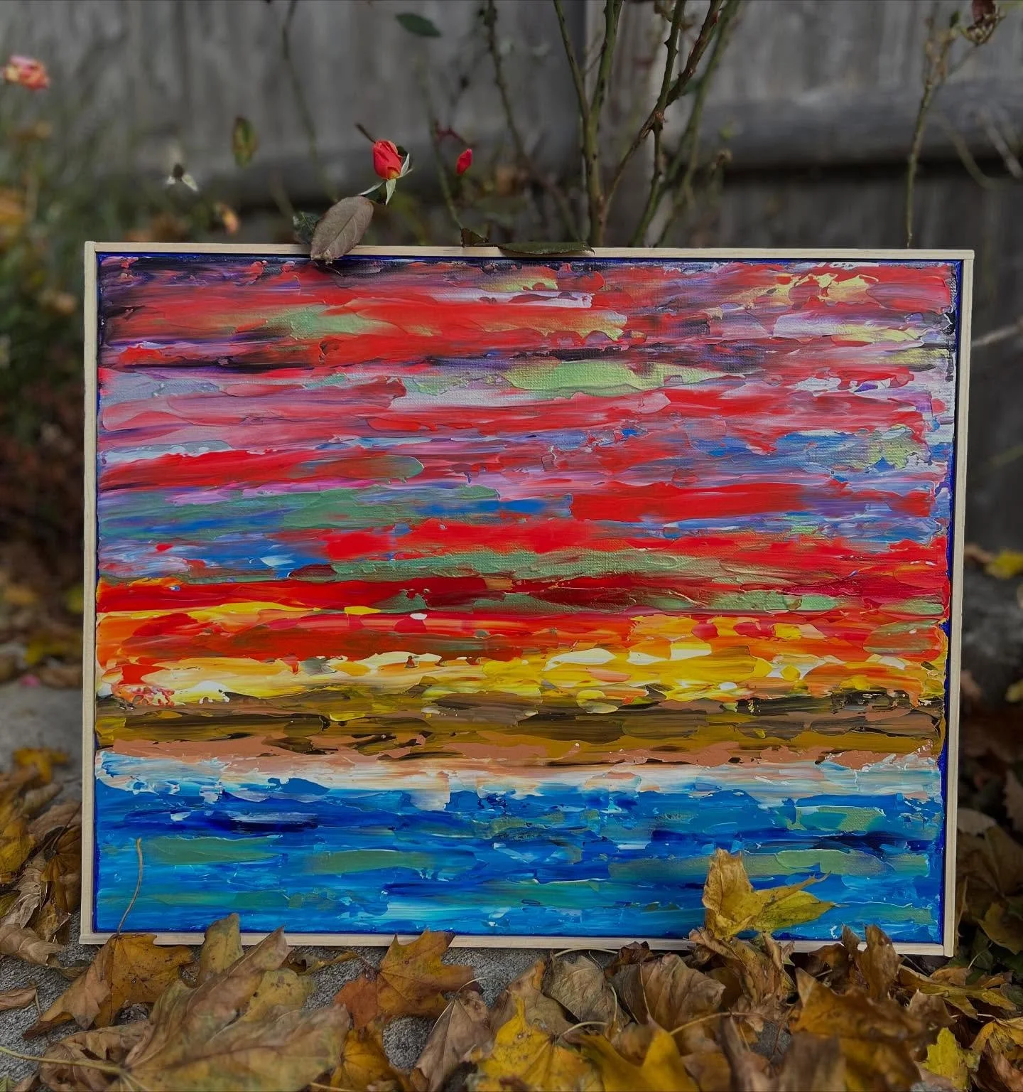 Fall 🍂 on the Cape has an extra special magic 🪄 ✨🫶🏼&hellip;

I am hanging out at @ptowncommons every afternoon this week to enjoy the last half of Life in Technicolor being on the wall. Pop by, say hey, and let me walk ya through the exhibition ?