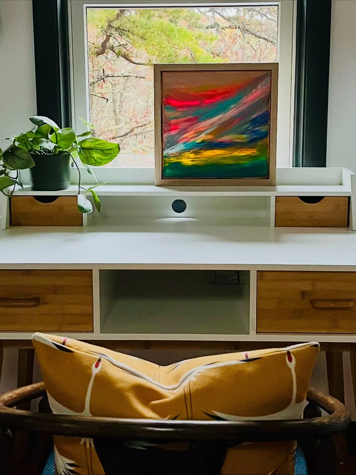 One of my favorite paintings now in the home of one of my favorite Cape Cod people ✨.

&ldquo;Sublime&rdquo; 12x12 Acrylic on canvas 🌟