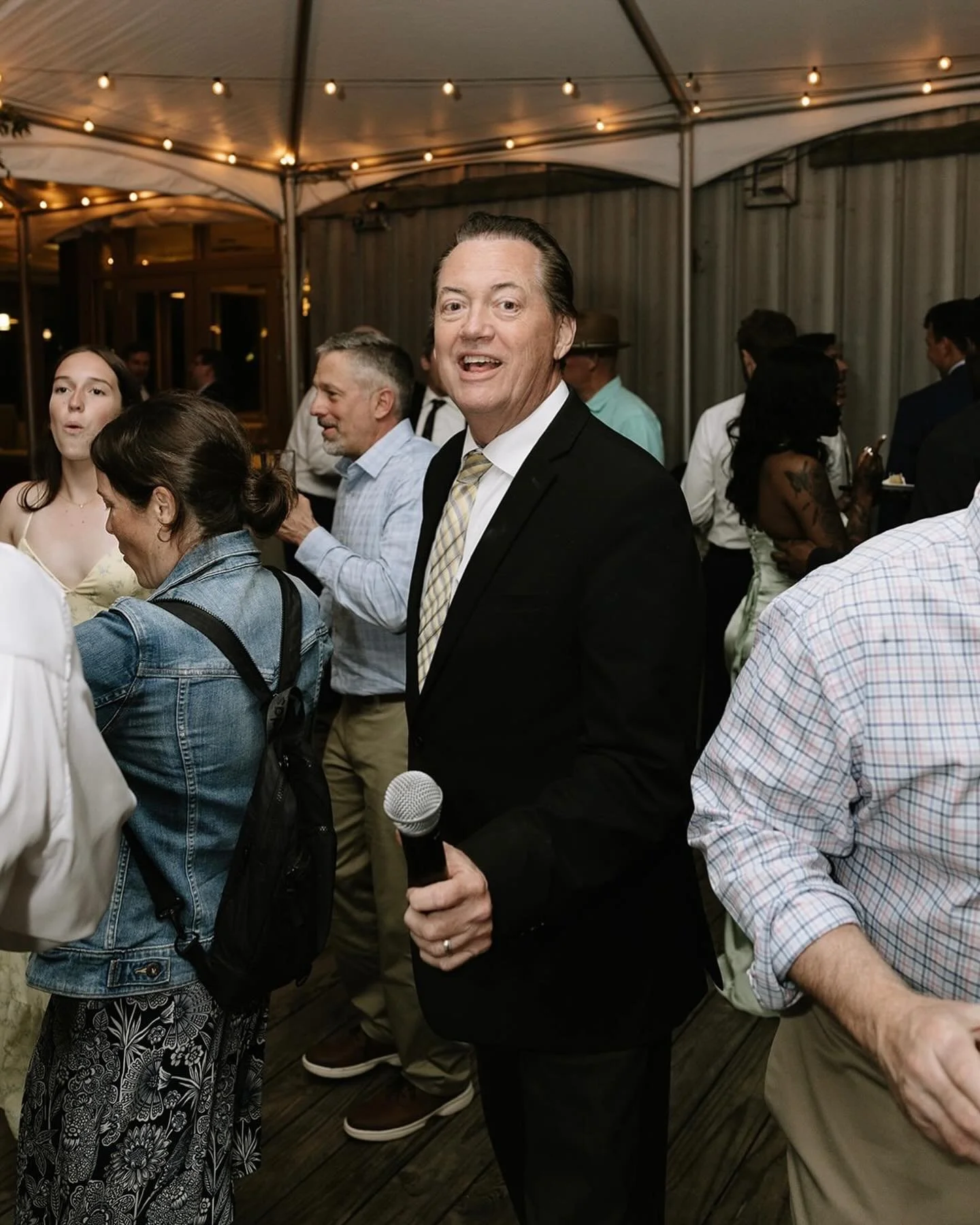 Joining the crowd at a great event last night!