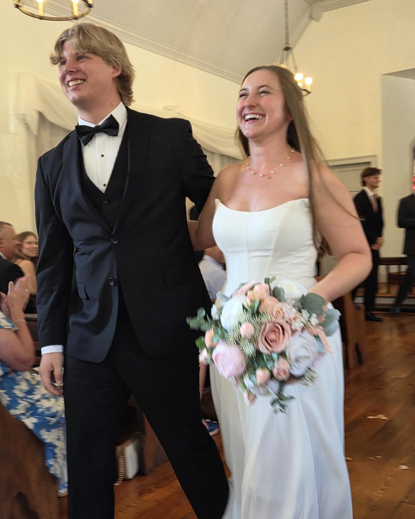 Congrats to Saralynn and Zachary on an awesome wedding at Salem Chapel!