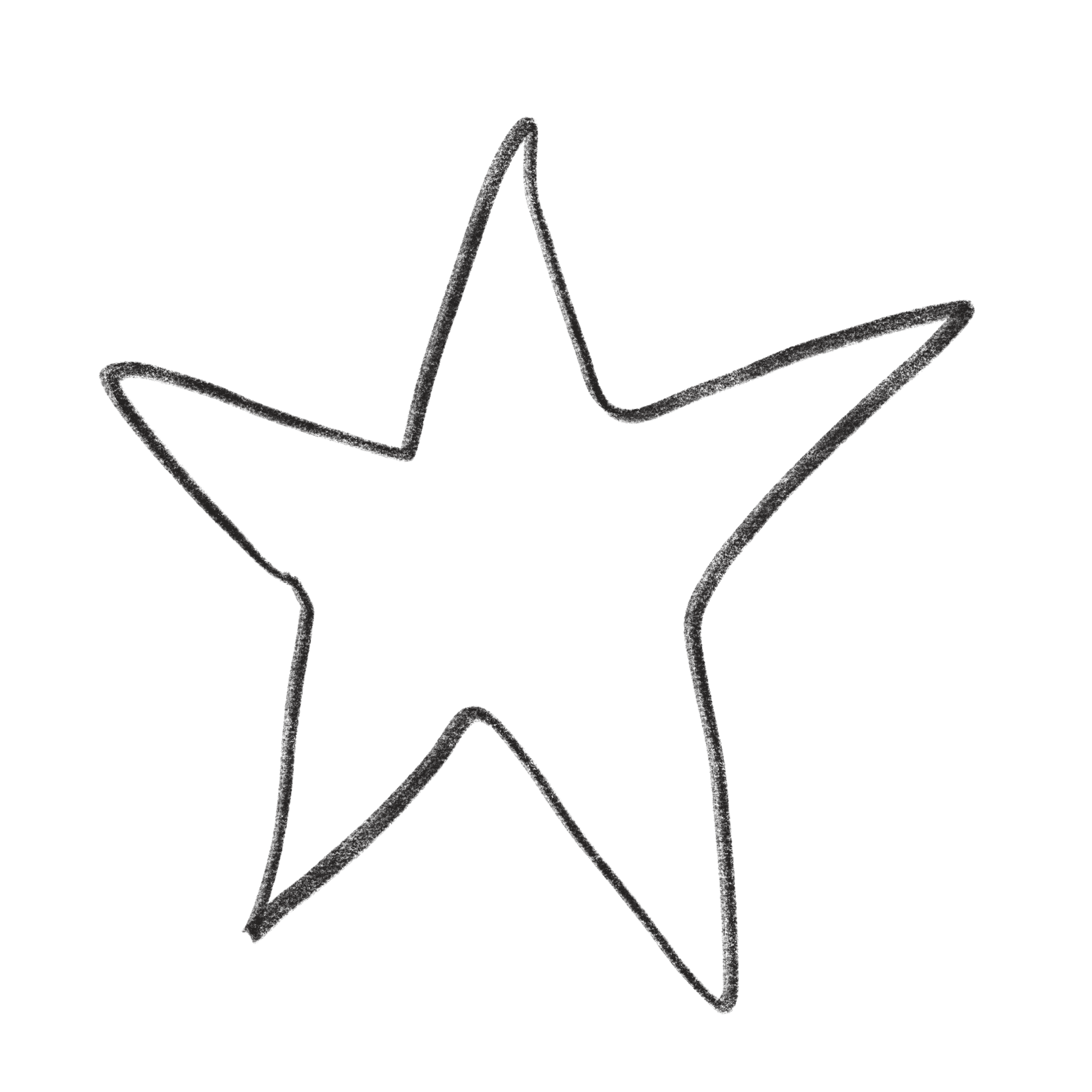 Geometric drawing of an outline square with sections divided by vertical, horizontal, and diagonal lines.