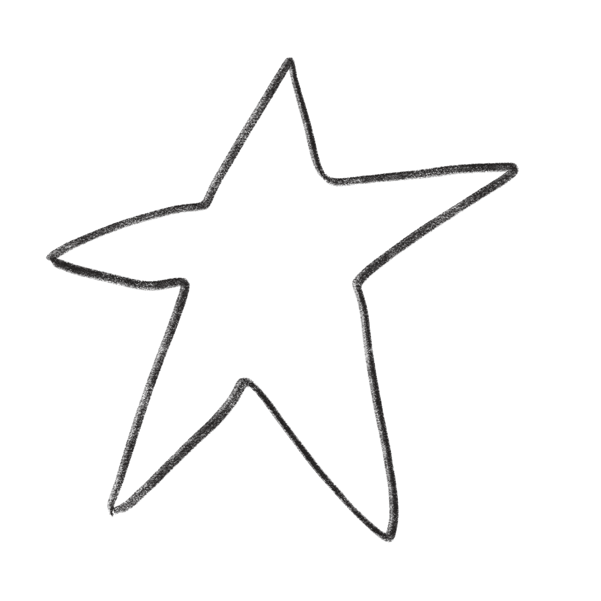 Geometric drawing of an outline square with sections divided by vertical, horizontal, and half circle lines.