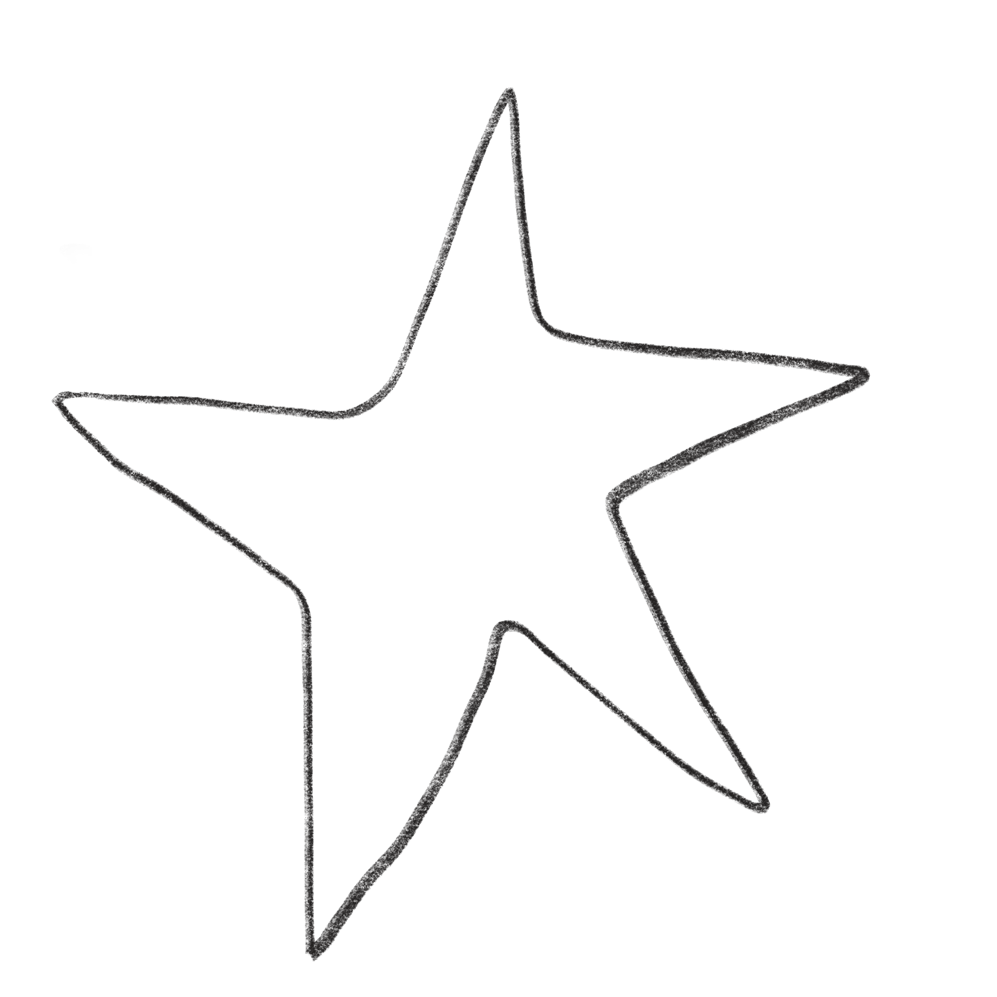 Geometric drawing of an outline square with sections divided by vertical, horizontal, and circle lines.