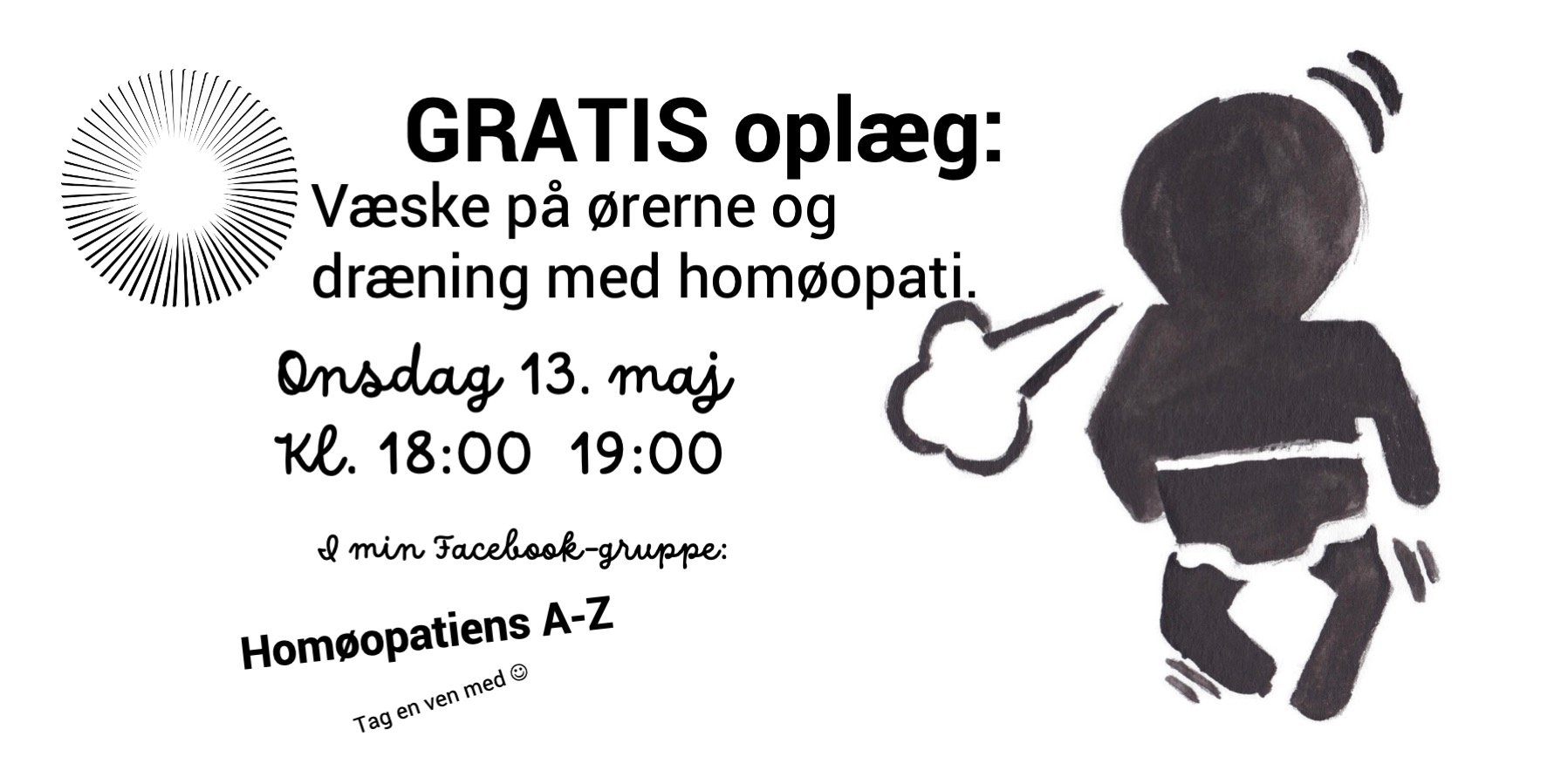 GRATIS: Væske på ørerne og dræning med homøopati