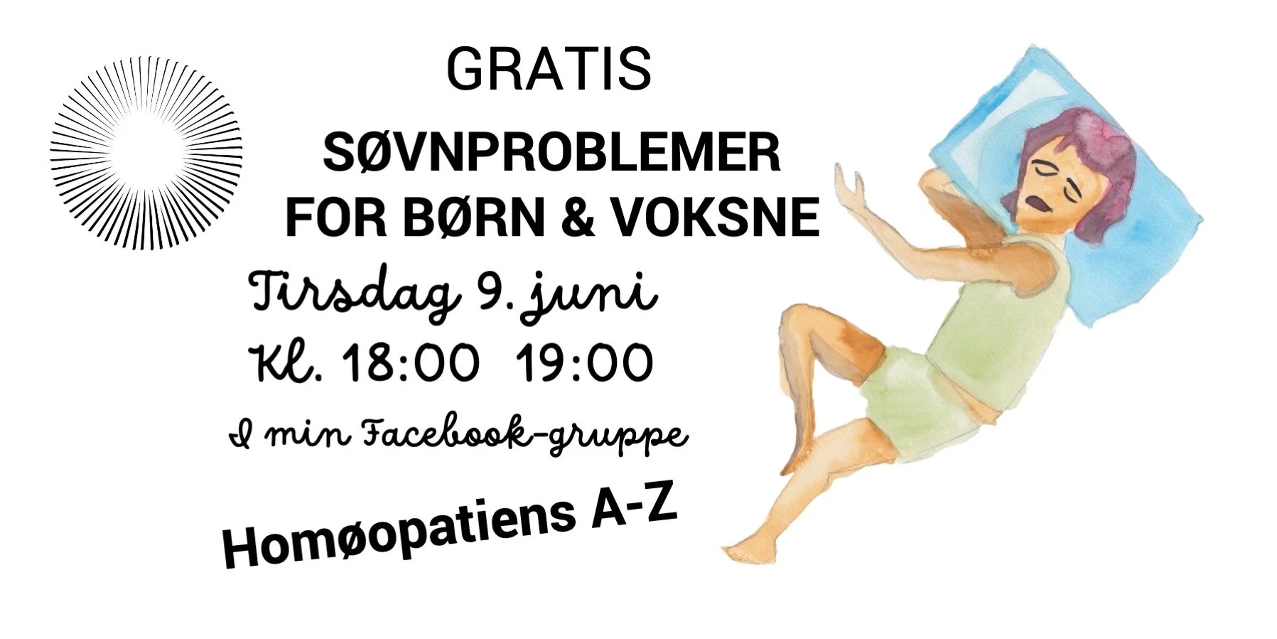 GRATIS: Søvnproblemer for børn &amp; Voksne