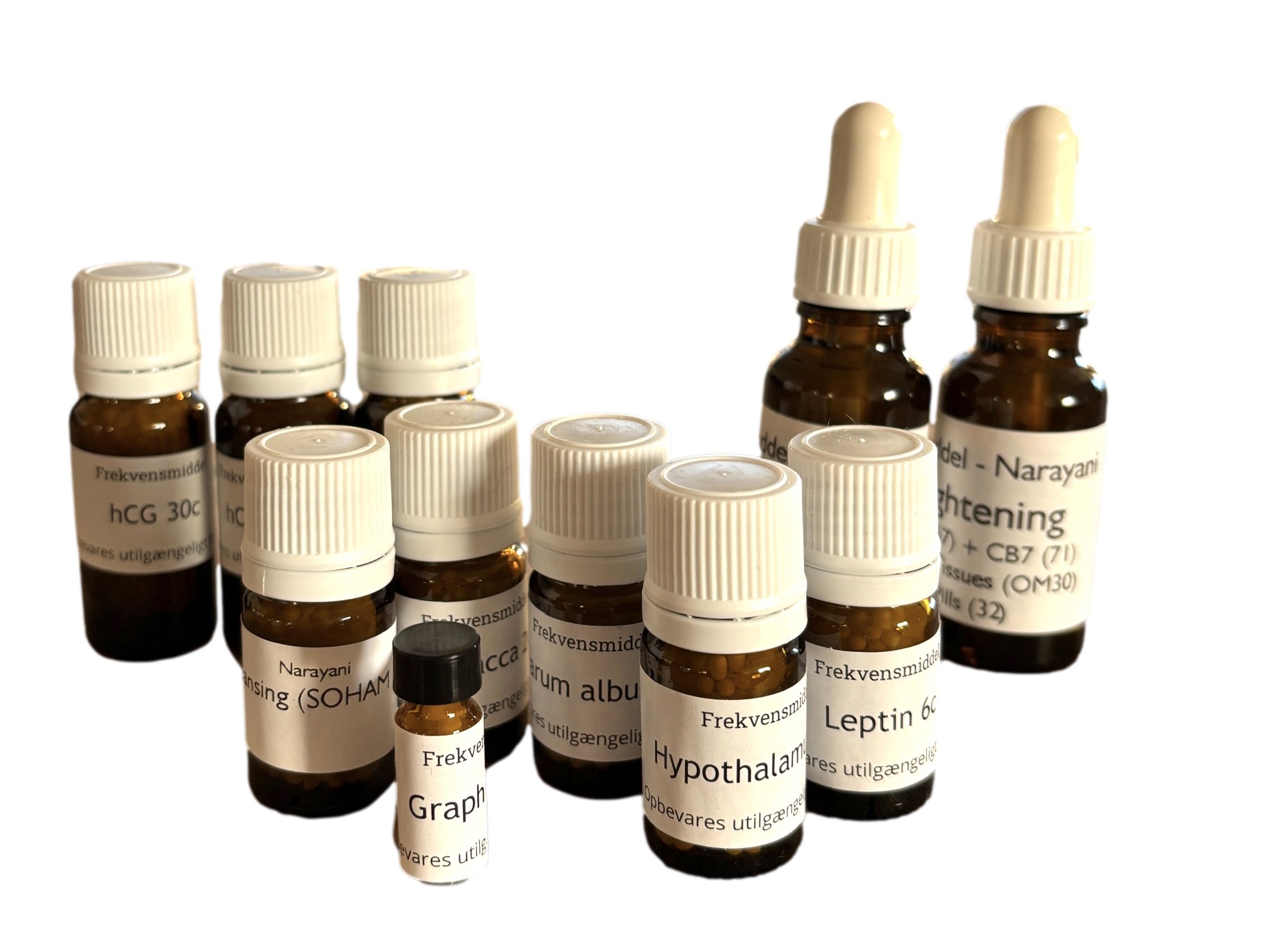 Alle essentielle midler til kuren