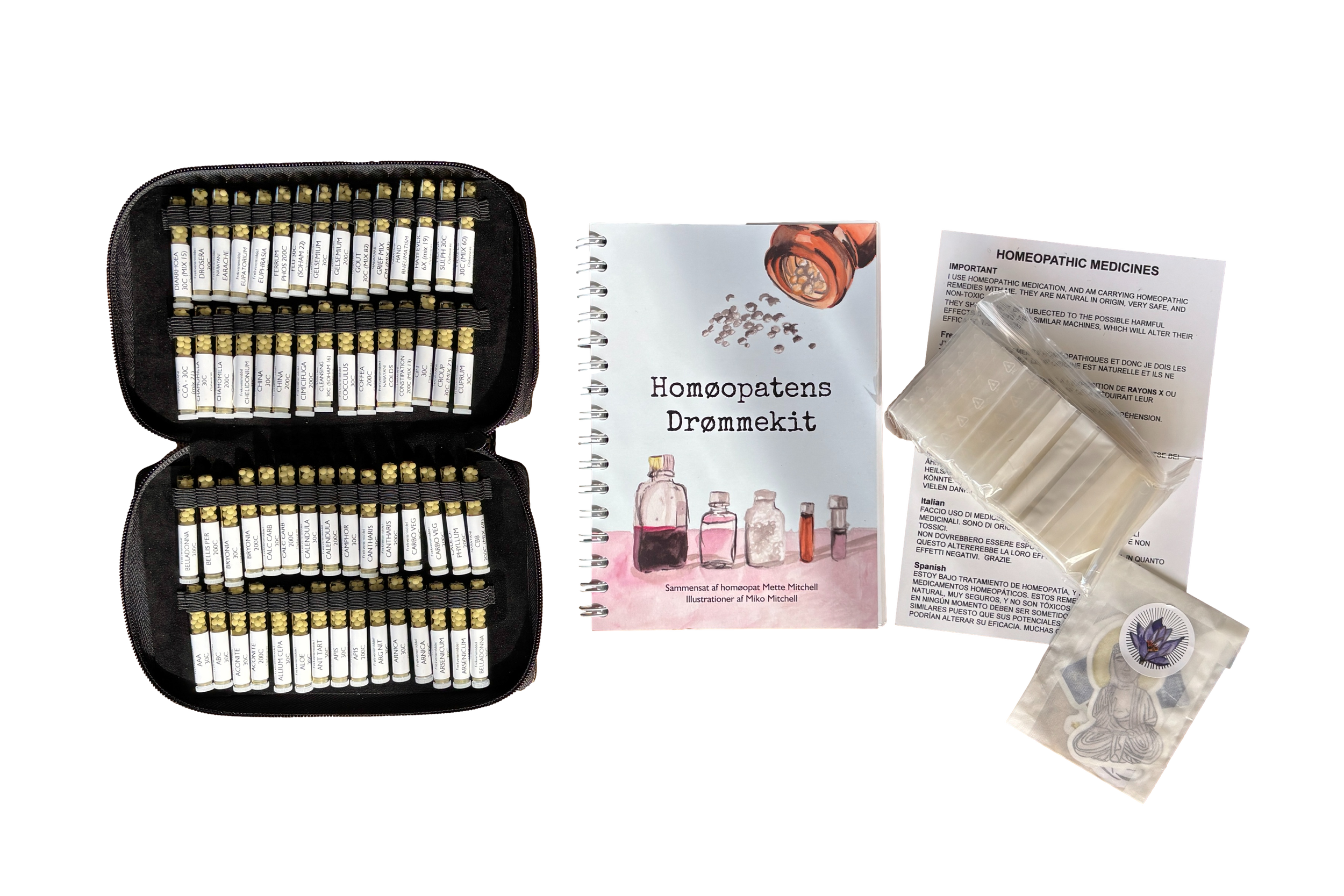Homøopatens Drømmekit - 120 midler + bog