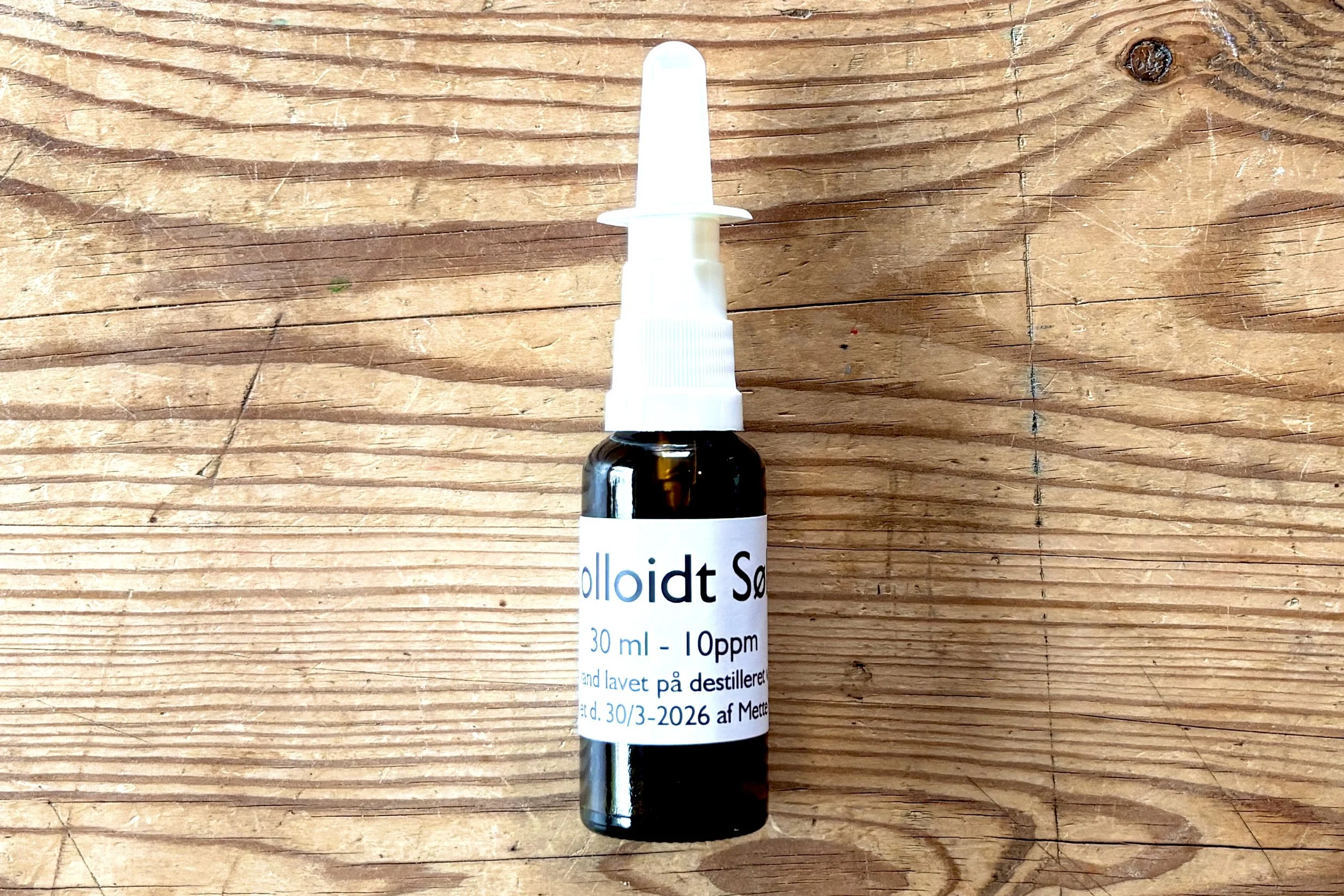 30 ml kolloidt sølv 10ppm - Næsespray