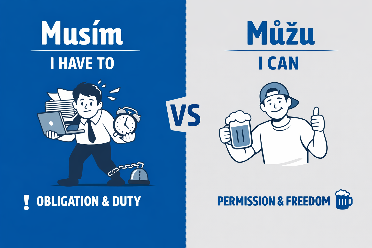 Musím vs. Můžu: The Tiny Czech Difference That Can Accidentally Turn You Into a Very Obedient Person