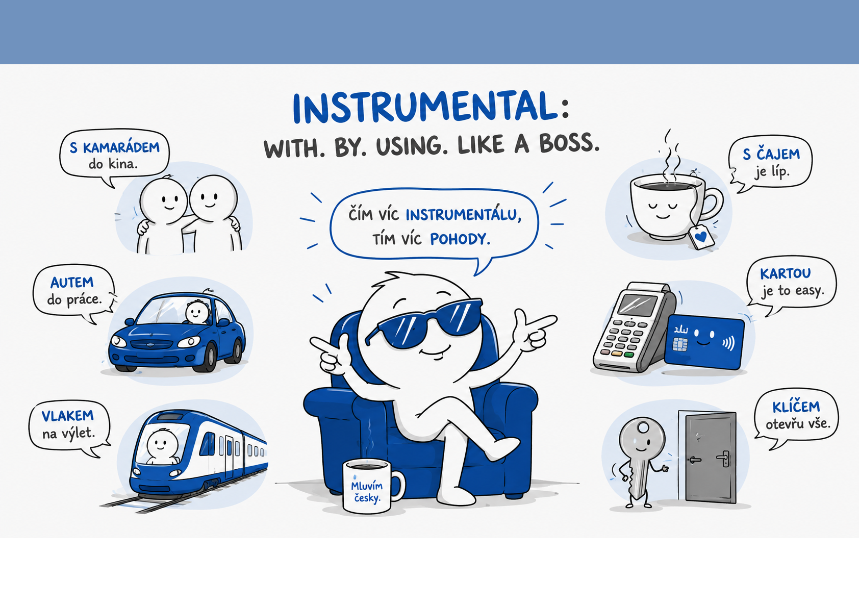 The Czech Case You Use Every Day Without Realising It: Instrumental