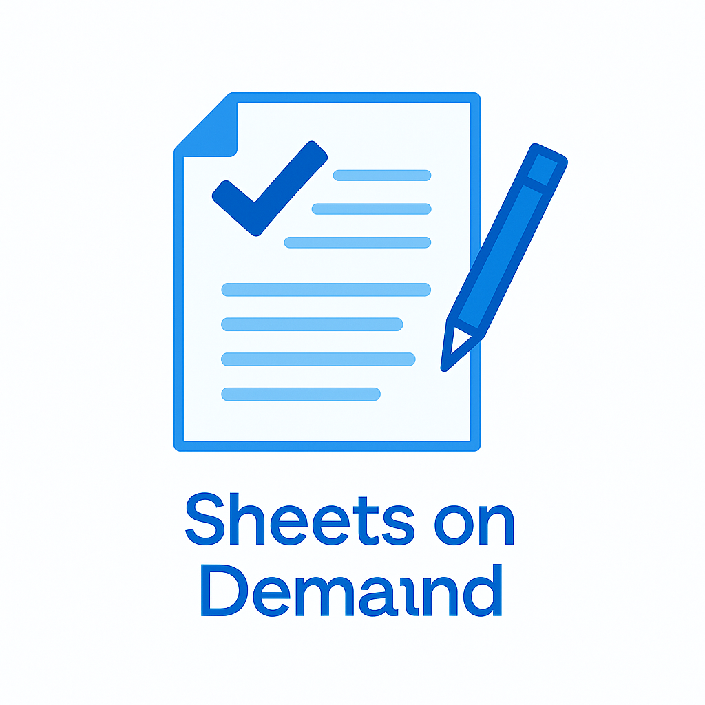 Czech sheets on demand