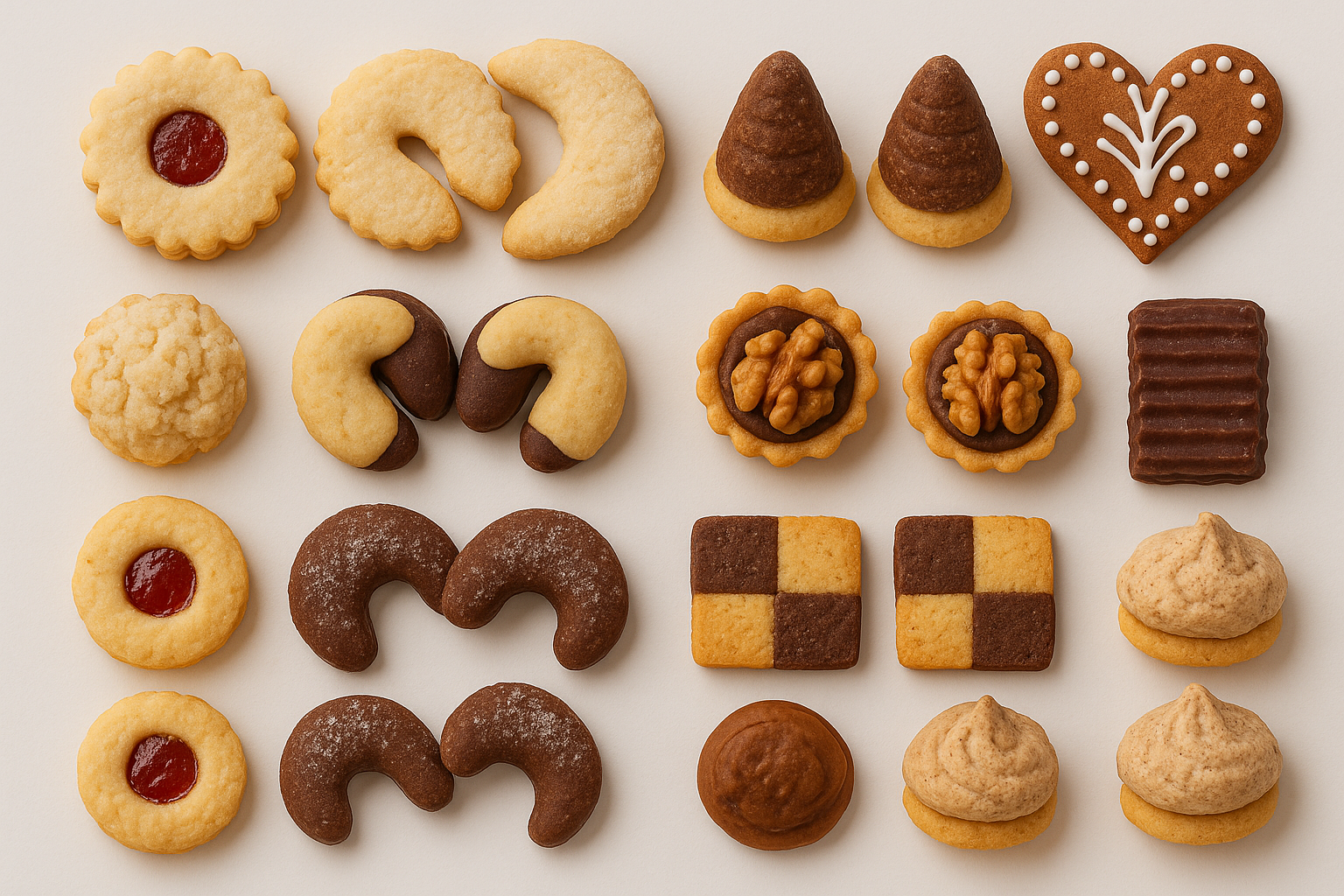 Czech Christmas cookies: Cukroví