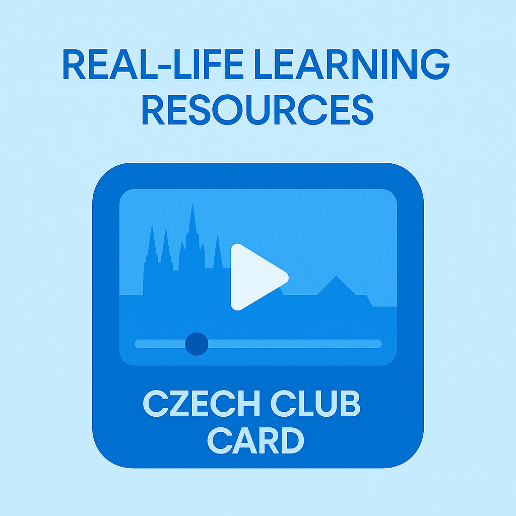 Czech real life learning resources