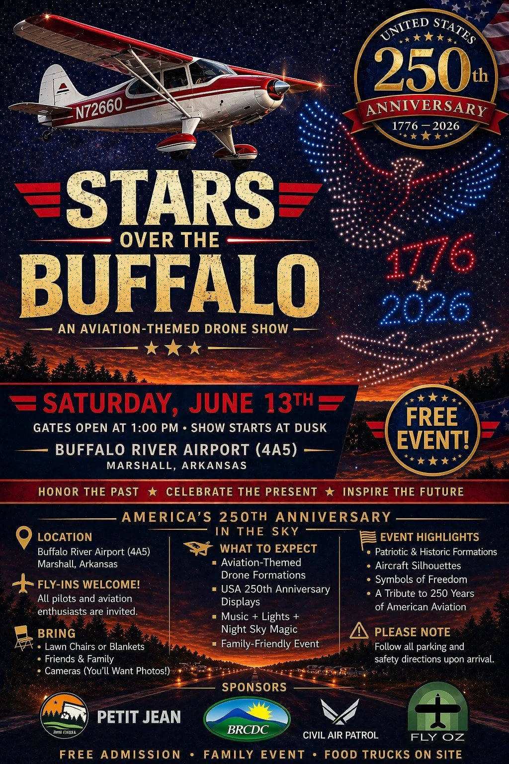 Patriotic Drone Show