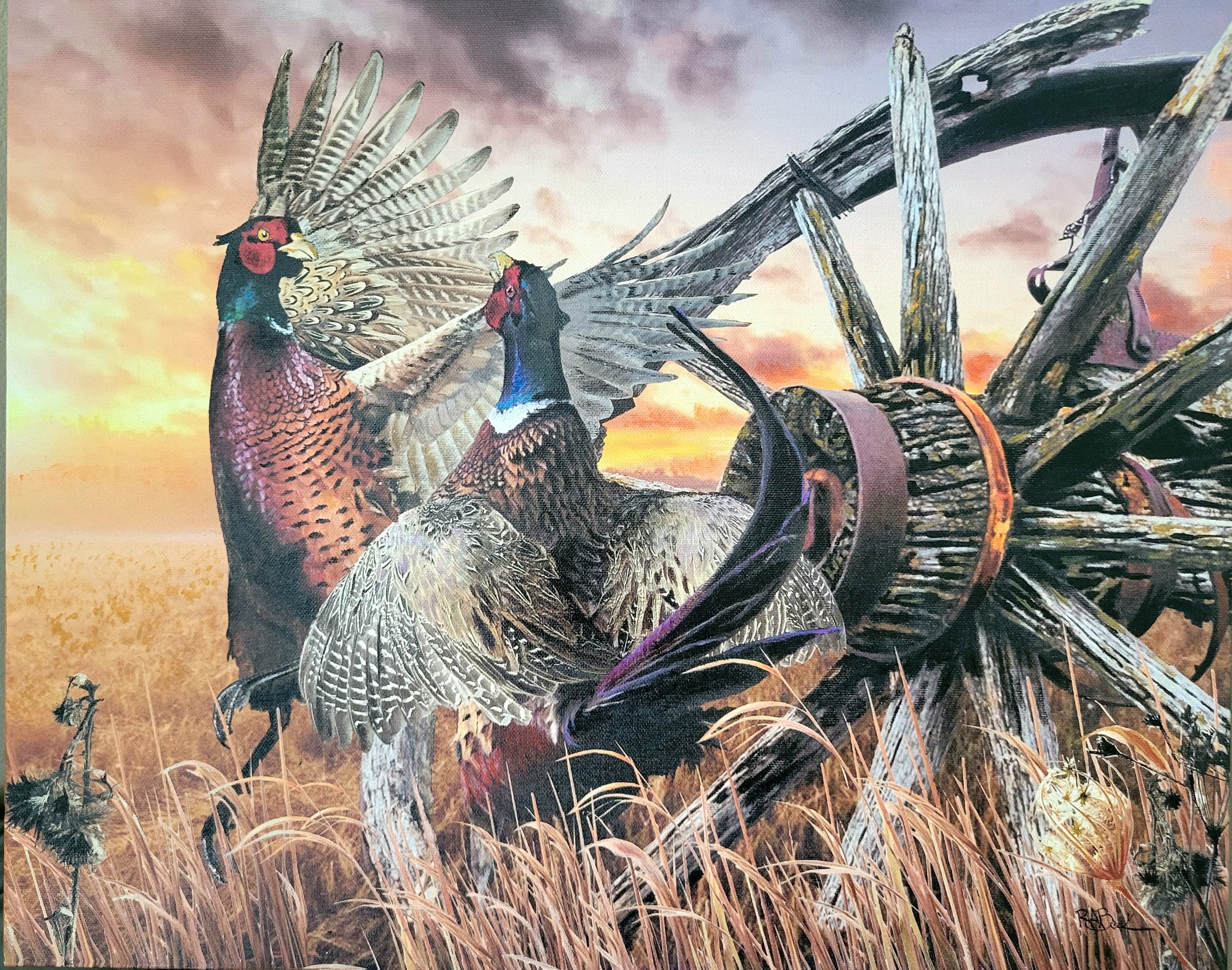 Battle at Dawn -
Acrylic on Canvas -
20 x 16 -
Available