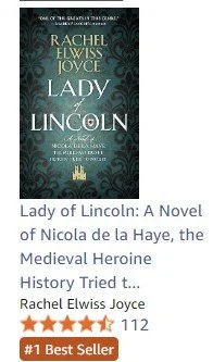 LADY OF LINCOLN becomes a #1 Amazon Best Seller!
