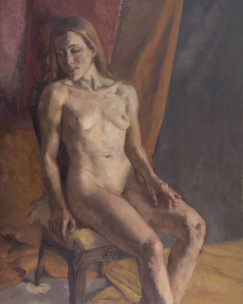 Alva, 100x80cm, oil on oil primed linen, 2025