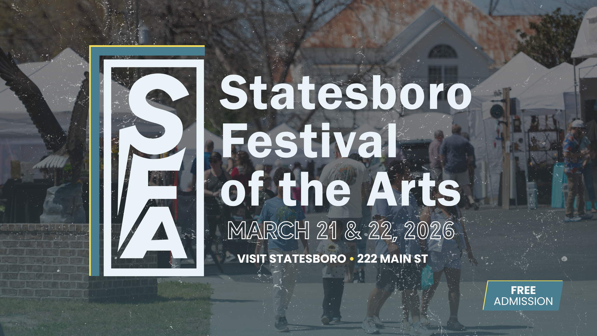 pop-up gallery at Stateboro Festival of the Arts