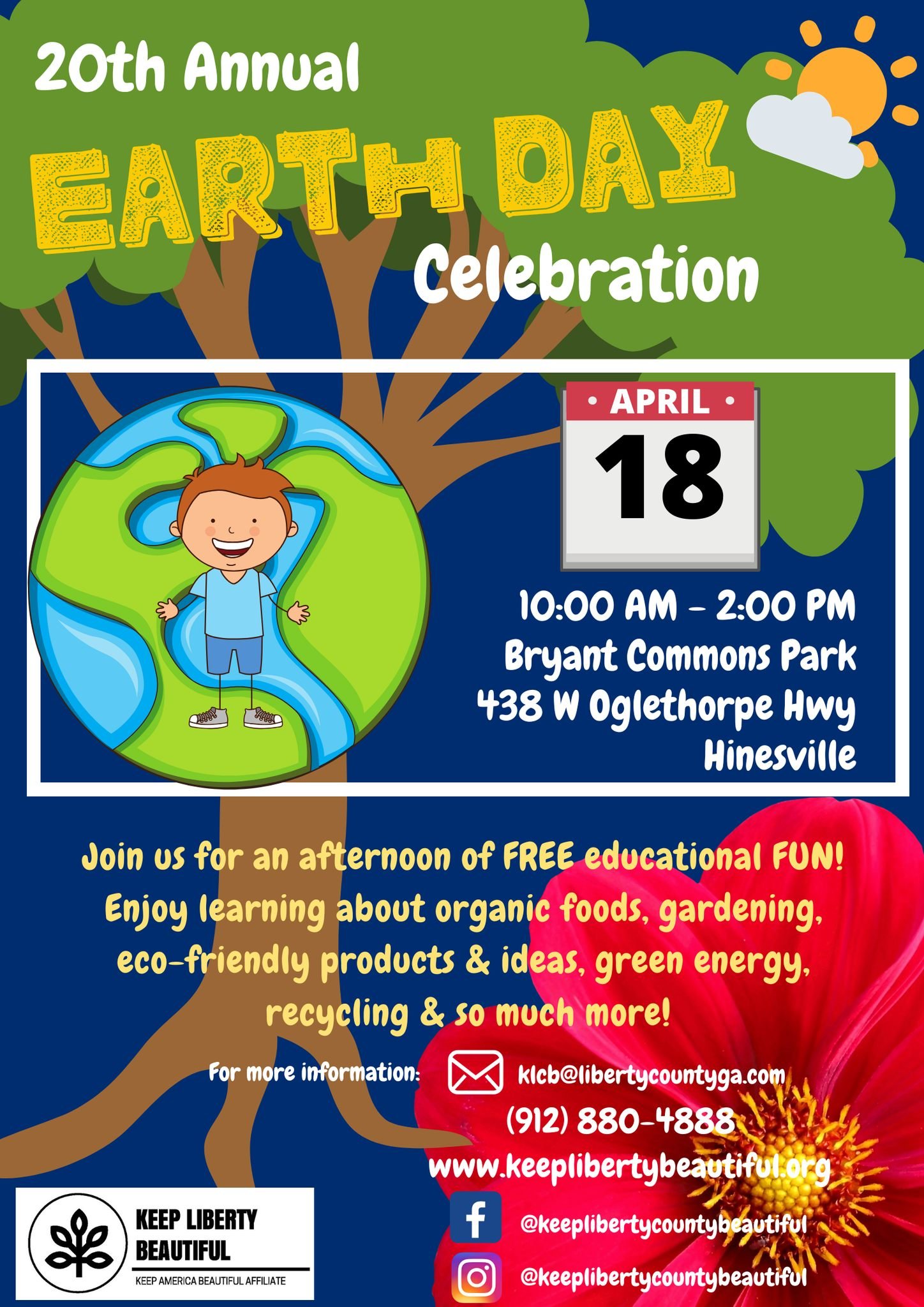 community pop-up at Earth Day celebration