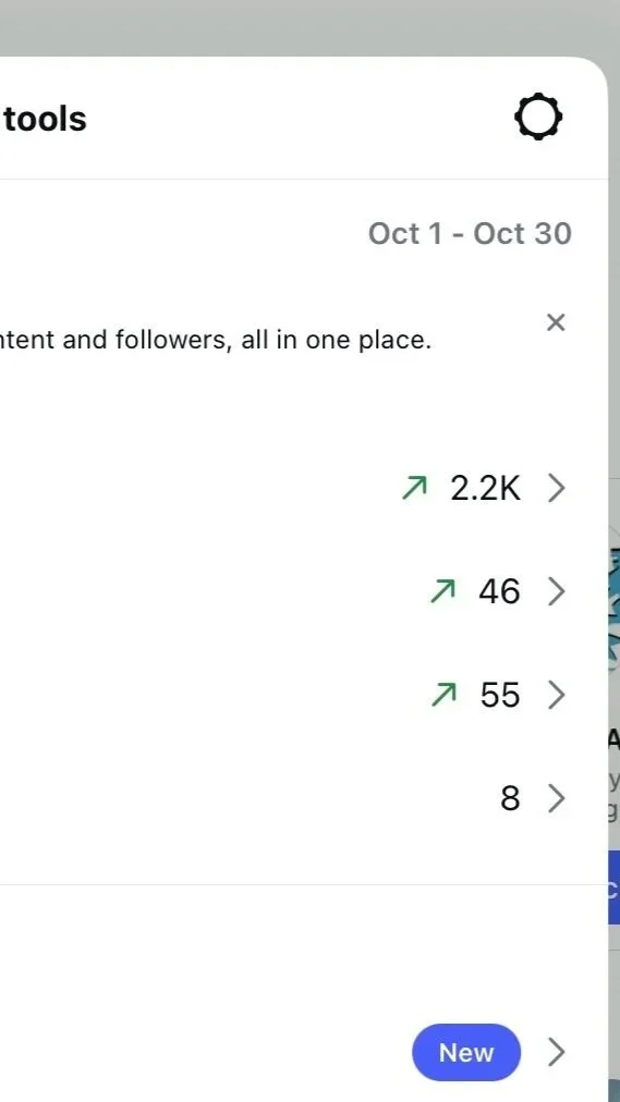 2.2K views in one month — with increased interactions and new followers.
By refining content hooks and strengthening calls to action, this account saw measurable growth not just in views, but in meaningful engagement and audience expansion. Growth is