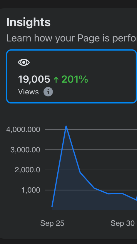 19,005 views in 28 days — up 201%.
398 interactions — up 164%.
With intentional posting cadence and audience-focused messaging, this account experienced accelerated growth in under a month. Strategic consistency delivers measurable results.