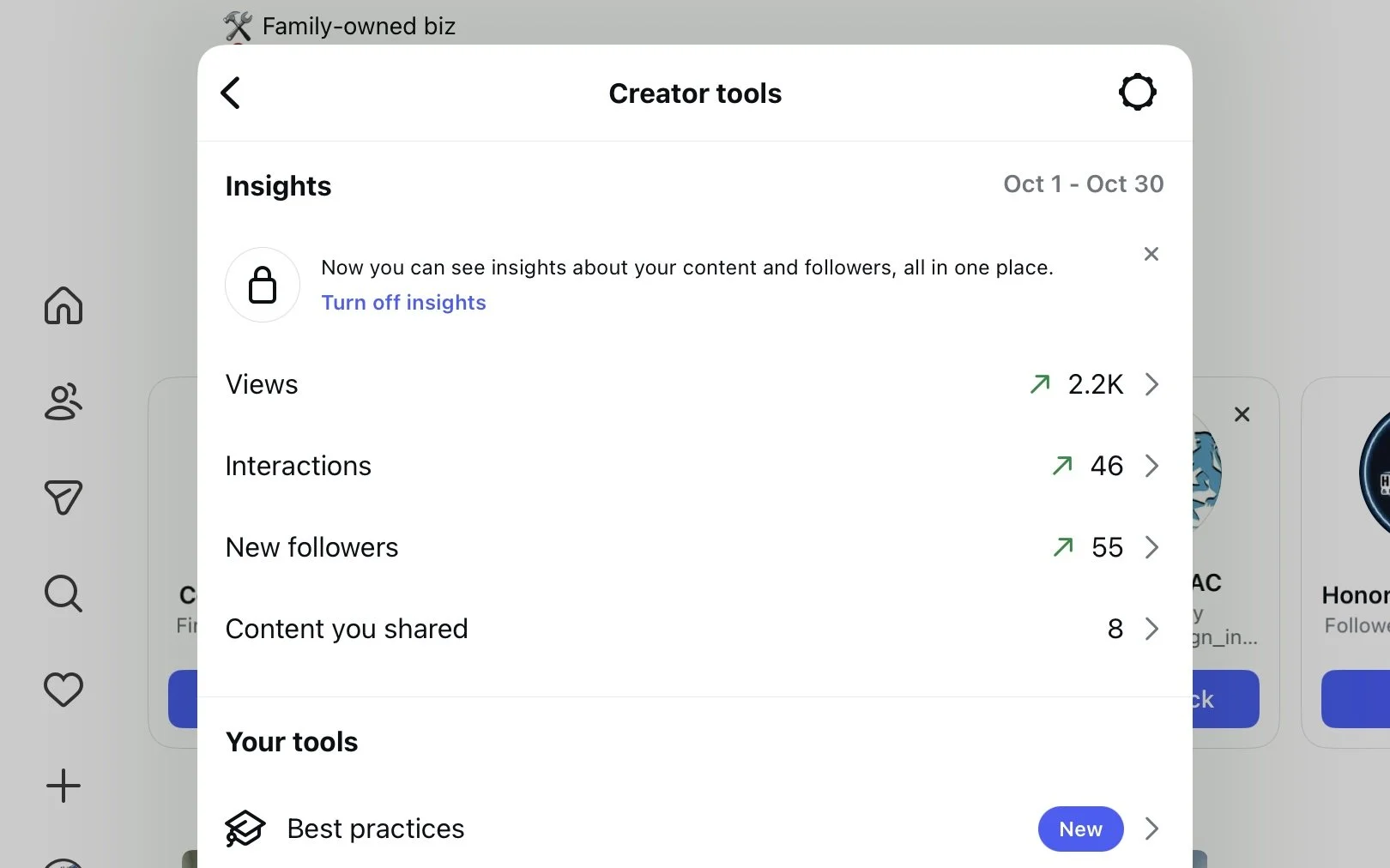 2.2K views in one month — with increased interactions and new followers.
By refining content hooks and strengthening calls to action, this account saw measurable growth not just in views, but in meaningful engagement and audience expansion. Growth is