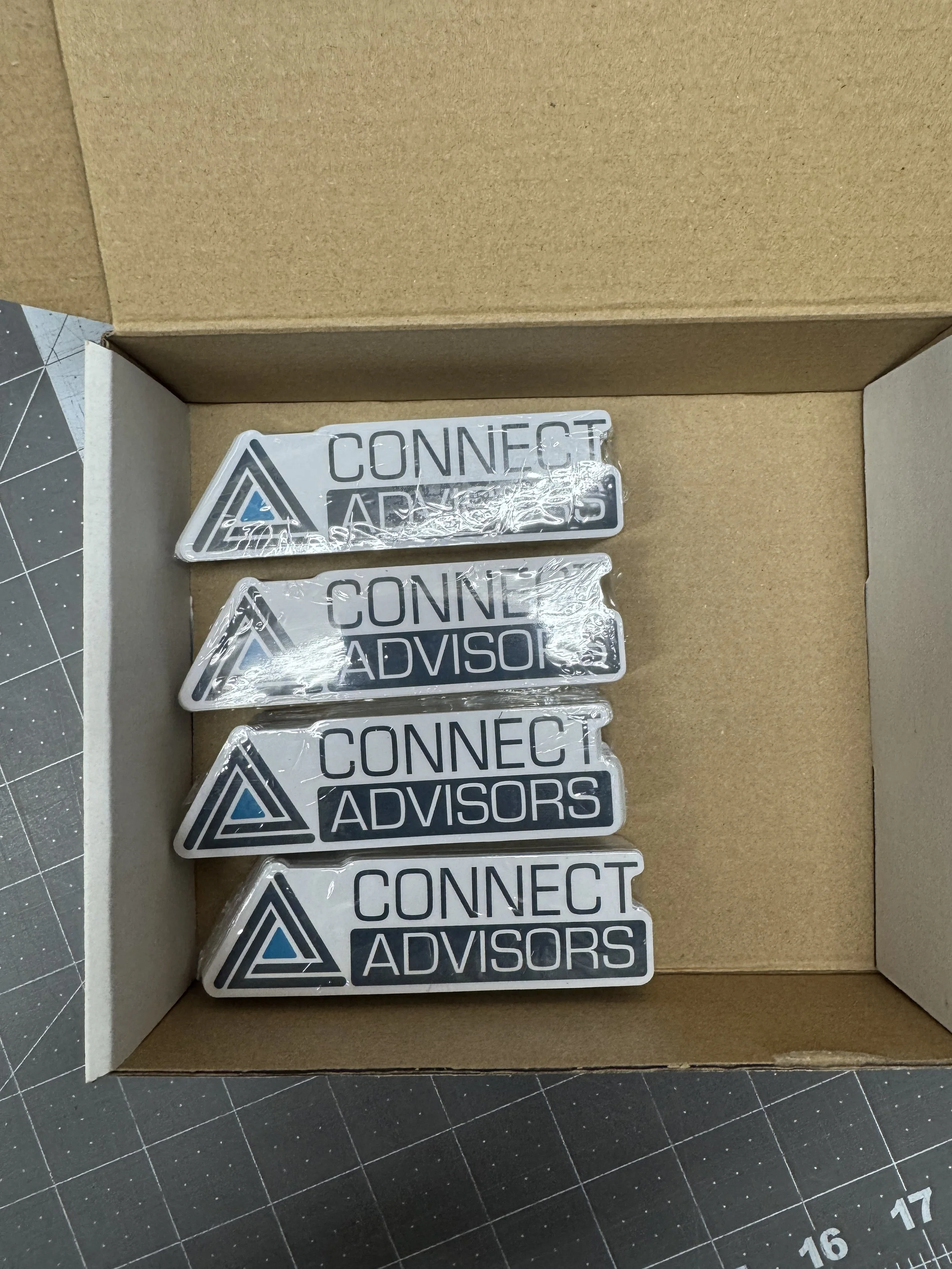 Gold Holographic GoldenRite Roofing Stickers