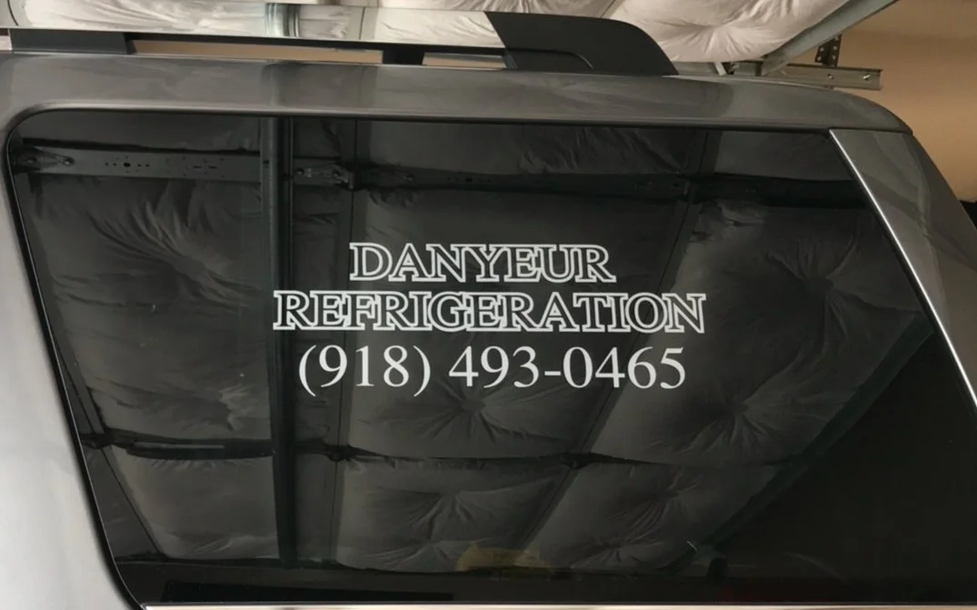 Commercial vehicle marketing graphics and decals
