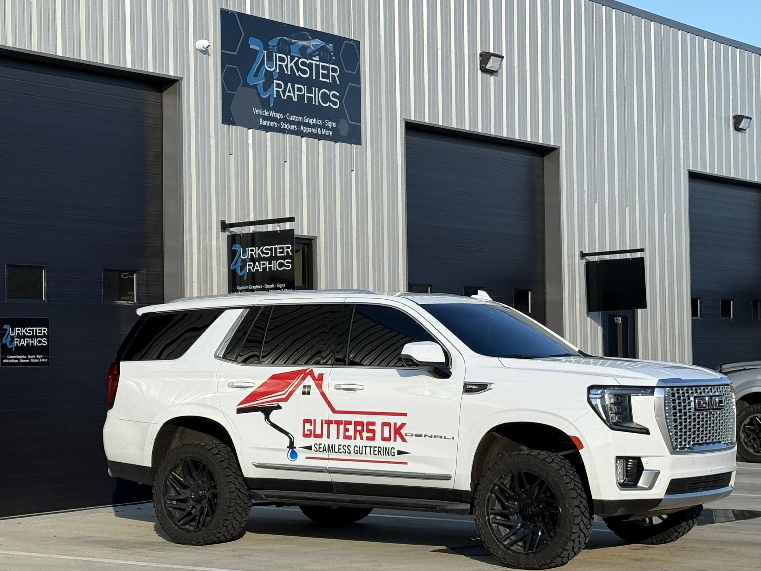 Gutters OK spot graphics