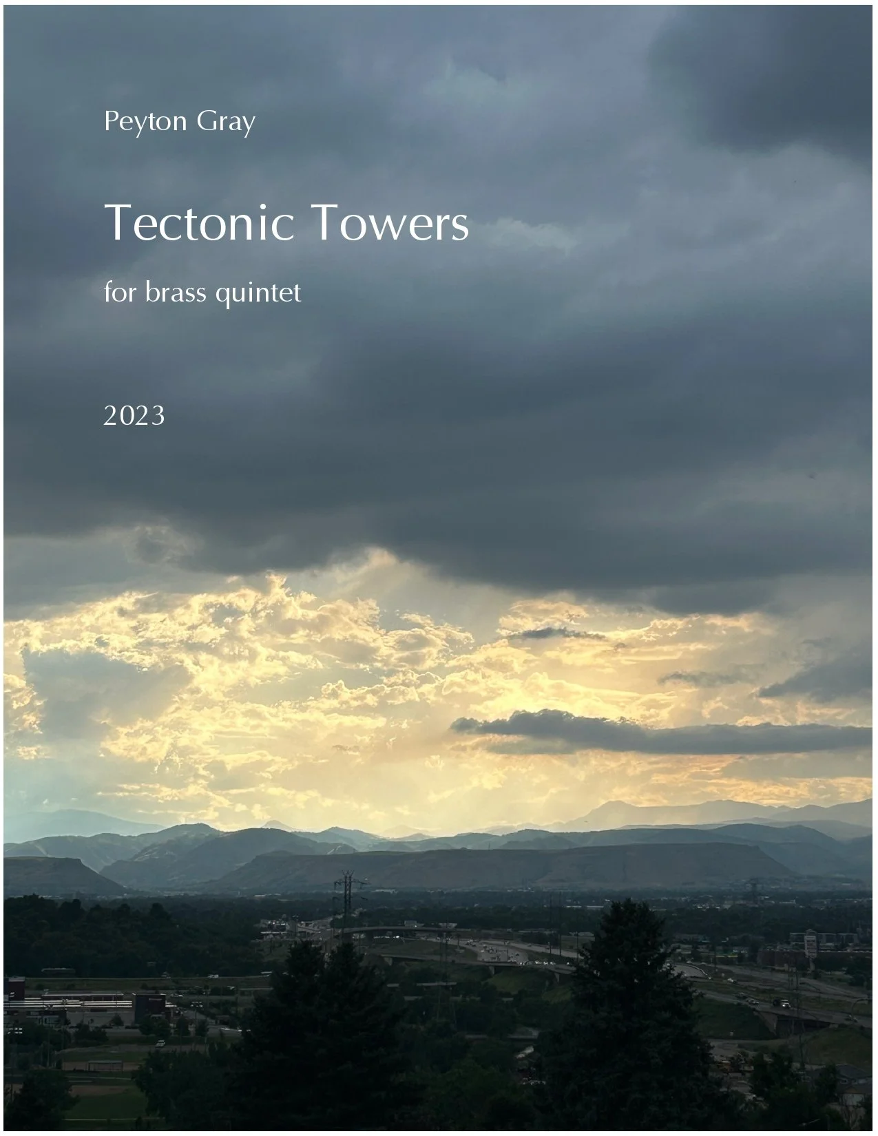 Tectonic Towers - Score and Parts