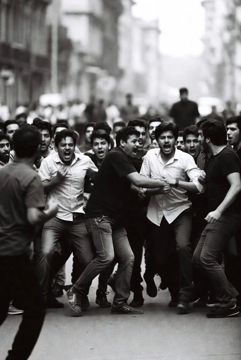 So this came to mind after recent events.  It seems appropriate.

The Mob Rules

Close the city and tell the people
That something's coming to call
Death and darkness are rushing forward
To take a bite from the wall, oh
You've nothing to say
They're 