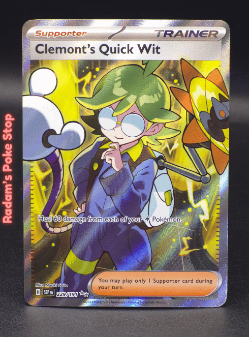Clemont's Quick Wit #229 Surging Sparks UR