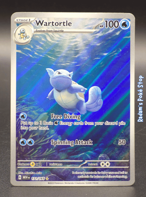 Wartortle #171, Mew 151 IR
