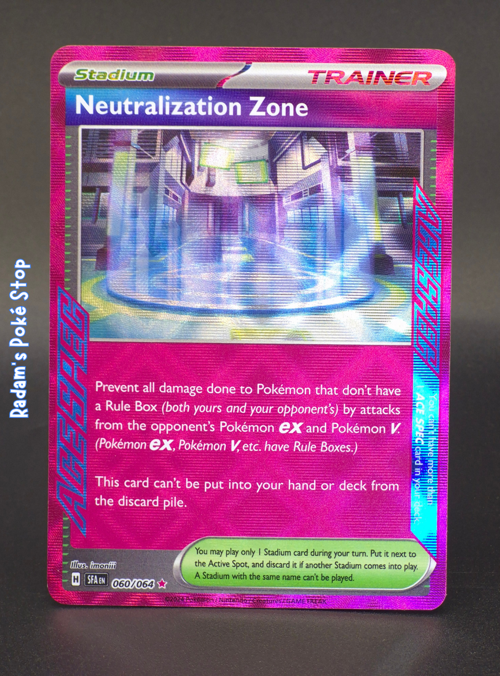 Neutralization Zone #060 Shrouded Fable Ace Spec