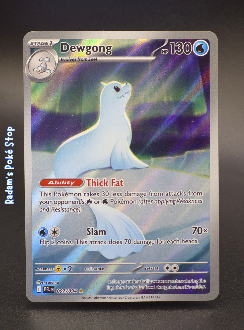 Dewgong #097 IR Phantasmal Flames