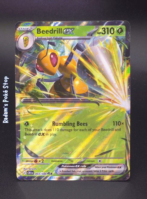 Beedrill ex #003 CRI Chaos Rising DR
